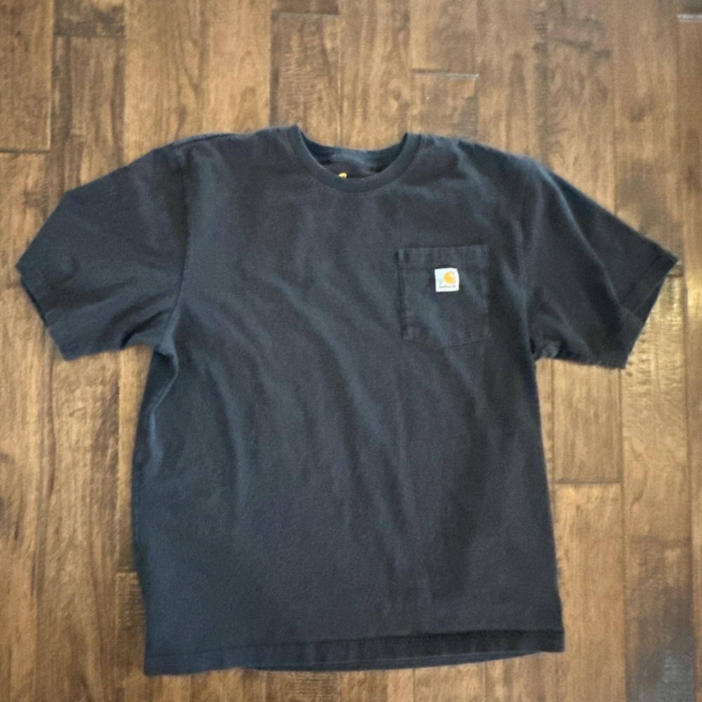 Carhartt Short Sleeve Tee Black Crewneck Men’s Large